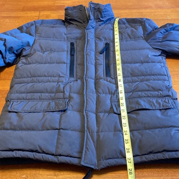 Isaora io Mens Size S Grey Puffer Winter Coat Genuine Down Feathers *FLAWED* - Picture 14 of 16